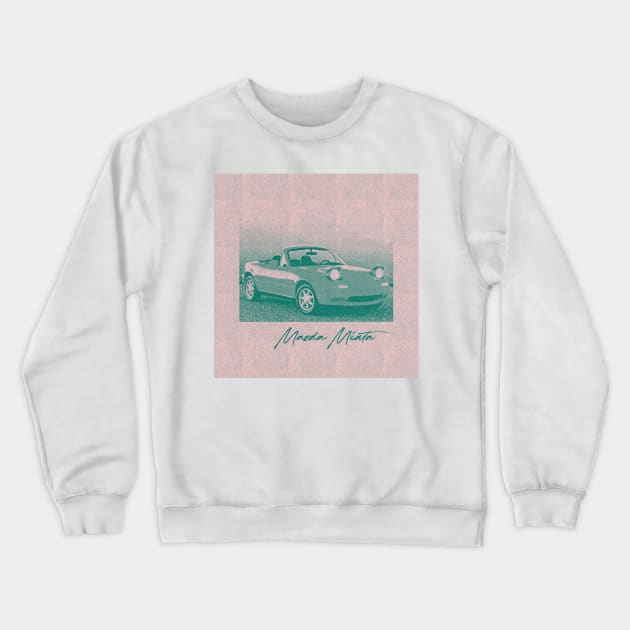 Mazda Miata / 90s Style Aesthetic Art Print Crewneck Sweatshirt by unknown_pleasures